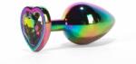 X-Men Dop Anal Cu Bijuterie Secret Shine Metal Rainbowheart M, Multicolor, 8 Cm