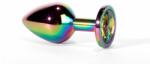 X-Men Dop Anal Cu Bijuterie Secret Shine Metal S, Multicolor, 7 Cm