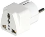  Adaptor priza UK / USA la Europa 10A, alb