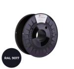 Compatible Filament C-TECH PREMIUM LINE, TPU 90A, flexibil, negru transport, RAL9017, 1.75mm, 1kg 3DF-P-TPU90A-1.75-90