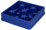 Holland Animal Care Star habzsolásgátló tál (14 x 14 cm, 6 cm magas perem; XS; Kék)
