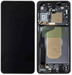 Samsung S937 Galaxy S25 Edge, S25 Slim (2025) Előlap keret+LCD Kijelző+Érintőpanel, Fekete (GH82-37224C) Gyári, Service Pack