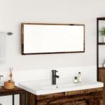 vidaXL Fürdőszoba Tükör Régi fa Szerelt fa, Üveg 90 x 8.5 x 37 cm Tükör (875419)