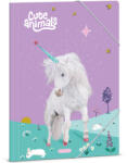 Ars Una Ars Una: Cute Animals unikornis mintás gumis mappa A/4 (50214488)