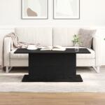 vidaXL Fekete Tölgy Kávézóasztal 102x55, 5x40 cm Szerelt Fa (862716)