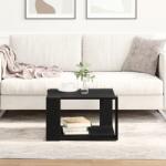 vidaXL Fekete tölgy Kávézóasztal 85x55x31 cm Műanyag (862042)