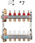 Ferro 7 körös osztó gyűjtő Danfoss TWA motorral (SN-RZPU07S+088h3142)