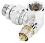 Danfoss Radiátorszelep integrált előbeállítással, térsarok, króm RA-NCX 1/2'' (013G4240)
