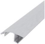 Avide Oldalfali rejtett világításhoz áttetsző búrás alu profil Avide (AVI AAP W 1M S CL)