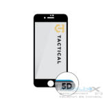 Apple iPhone 7 / 8 / SE (2020) / SE (2022), Kijelzővédő fólia, ütésálló fólia (az íves részre is! ), Tempered Glass (edzett üveg), Full Glue, Tactical Glass Shield 5D, fekete