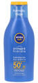 Nivea Napvédők Moisturizing Sunscreen Protects Hydrates SPF 50+ 100m Egy méret