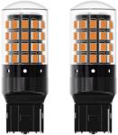 LEDtech WY21W W21W 7440 T20 CANBUS borostyán sárga - narancssárga LED-es index irányjelző izzó égő 12V ✔️ (WY21W LED)