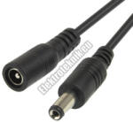  7600-1 5, 5/2, 1 DC dugóval-aljzattal szerelt kábel 1m
