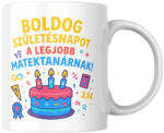  Boldog születésnapot a legjobb matektanárnak bögre (Boldog_szuletesnapot_a_legjobb_matektanar_bogre)