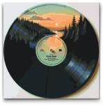  Festés számok szerint - Hanglemez 3 Méret: 50x50cm, Keretezés: Kerek kartonlap