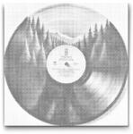  PontPöttyöző - Hanglemez 1 Méret: 50x50cm, Keretezés: Kerek kartonlap, Szín: Fekete