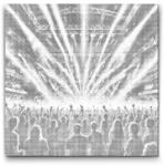  PontPöttyöző - Rock koncert Méret: 50x50cm, Keretezés: Kerek kartonlap, Szín: Zöld