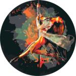  Festés számok szerint - Rúdtánc Méret: 50x50cm, Keretezés: Kerek kartonlap