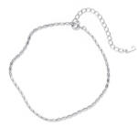 Silenti Jewelry Сребърна гривна за крак "Дискретност