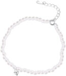 Silenti Jewelry Сребърна гривна за крак "Перла