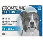 Frontline Spot-On soluție antiparazitară M 10-20kg 3 pipete