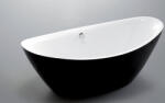 Wellis Arezzo 180x87 cm shiny white/matt black (WK00190)
