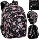 COOLPACK Drafter Tágas Ifjúsági Iskolai Hátizsák Lányoknak Helen Virágok (F010744)