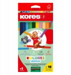 Kores Kolores Jumbo zsírkréta, 12 db hegyező (5120)
