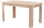 Leziter Yorki Standard étkezőasztal 140x80 cm sonoma tölgy (LYET140ST) - frankootthon