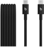 Beats Audio Cablu de date Apple Beats MDGC4EE/A, USB Type-C la USB Type-C, 1.5m, 2 bucati (Negru) (MDGC4EE/A)