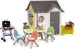 Smoby Căsuța grădinarului Garden House Smoby excepțional de extensibilă și grătar de la 24 de luni (SM810255-N) Casuta pentru copii