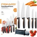 Fiskars 5 Db-os Késkészlet Dobozban Fiskars Ff Készlet Éles Konyhakés Élező (1057558)