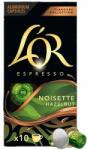 L'OR Espresso Hazelnut kávékapszula, 10 adag x 40 ml, Nespresso Original kompatibilis, 10 db, 52 g