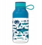 QUOKKA Ice Kids with strap ecozen 430 ml-es vizes palack szíjjal (Sea A (QUO100083)