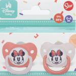 Stor Suzete din silicon Stor - Minnie Mouse Heart Full, 0-6 luni, 2 buc (10769)