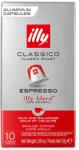 illy Espresso Classico Nespresso kompatibilis kávékapszula, 10 db, 57 g