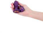 NS Novelties Dop Anal Cu Vibratii Si Rotatii Inya Alpine, Violet, 10 Cm