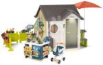Smoby Házikó kis kertész részére szupermarkettel Garden House Life Smoby kivételesen bővíthető és virágtartók kertben 24 hó-tól (SM810255-O)