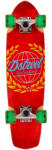 D STREET Atlas 28" Red Skateboard