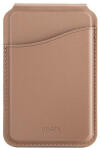 UNIQ Coehl Esme mágneses pénztárca tükörrel és állvánnyal bézs/poros nude