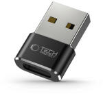 Tech-Protect UltraBoost USB-A (dugasz) / USB-C (dugasz) adapter - fekete