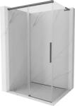Mexen Rox L cabină de duș glisantă 115 x 90 cm, transparentă, gri armat periat - 8C2L-115-090-66-00 (8C2L-115-090-66-00)