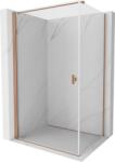Mexen Mist-B cabină de duș cu ușă batantă 70 x 120 cm, transparentă, cupru periat - 8A2T-070-120-65-00 (8A2T-070-120-65-00)