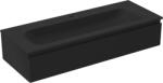 Mexen Orio dulap baie 120 cm cu lavoar Vela, 1 sertar, negru mat - 91A10-12023-1-BF71-W23M71 (91A10-12023-1-BF71-W23M71)