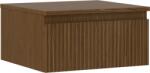 Mexen Rivel dulap baie sub chiuvetă 50 cm cu blat, 1 sertar, canelat, nuc - 91A20-05023-1-BFC86 (91A20-05023-1-BFC86)