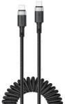 ACEFAST C14-03 USB-C - USB-C rugós kábel 480Mb/s 3A 1.2m - fekete