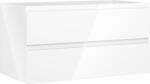 Mexen Orio dulap de baie sub lavoar 90 cm, 2 sertare, alb lucios - 91A10-09047-2-BFF00 (91A10-09047-2-BFF00)