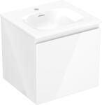 Mexen Orio dulap baie 50 cm cu lavoar Vela, 1 sertar, alb lucios - 91A10-05047-1-BF00-W23M00 (91A10-05047-1-BF00-W23M00)