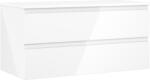 Mexen Orio dulap de baie sub lavoar 100 cm cu blat, 2 sertare, alb lucios - 91A10-10047-2-BFFC00 (91A10-10047-2-BFFC00)