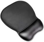 Wozinsky Ergonomikus egérpad és csuklótámasz, gél, öko bőr, nagy, csúszásgátló - fekete